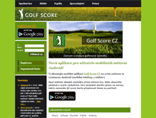 Tablet Screenshot of m.golf-score.cz